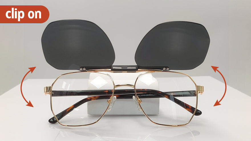 Exploring the convenience and style of magnetic clip-on glasses